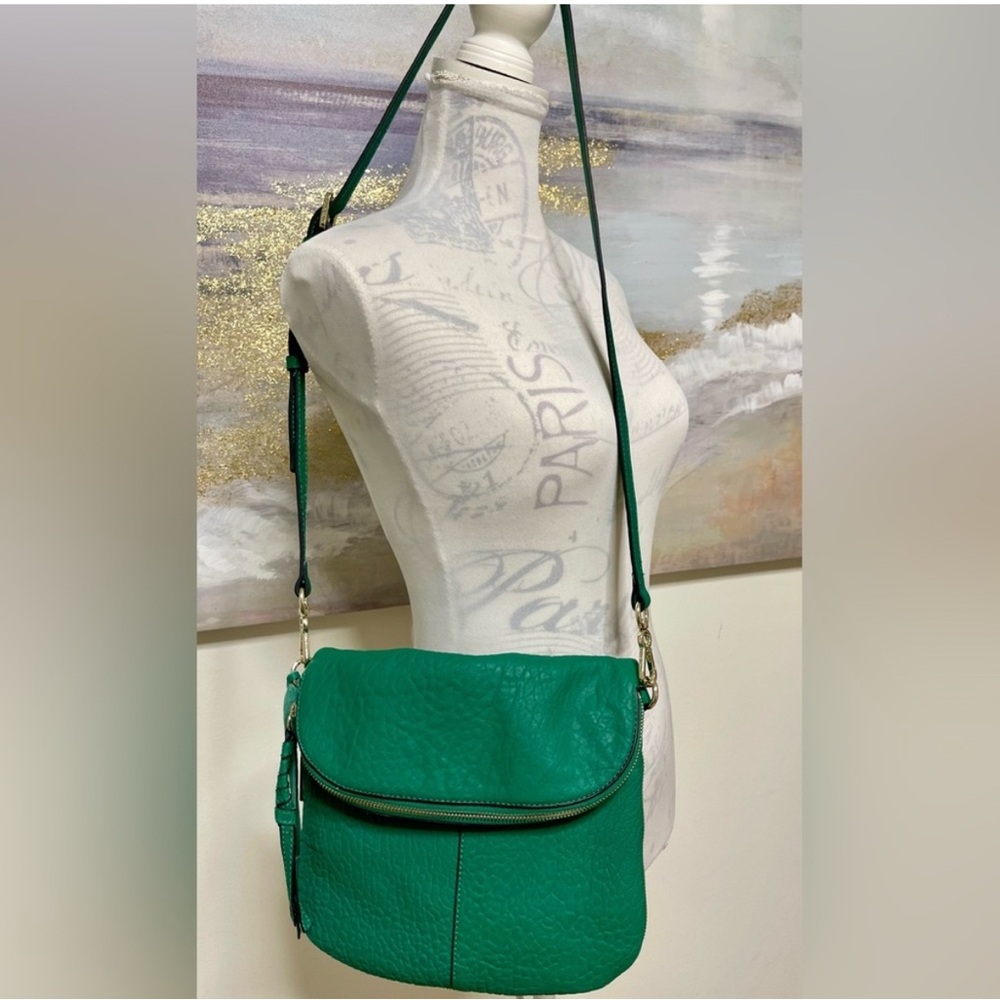 Vince Camuto Green Leather Crossbody Bag